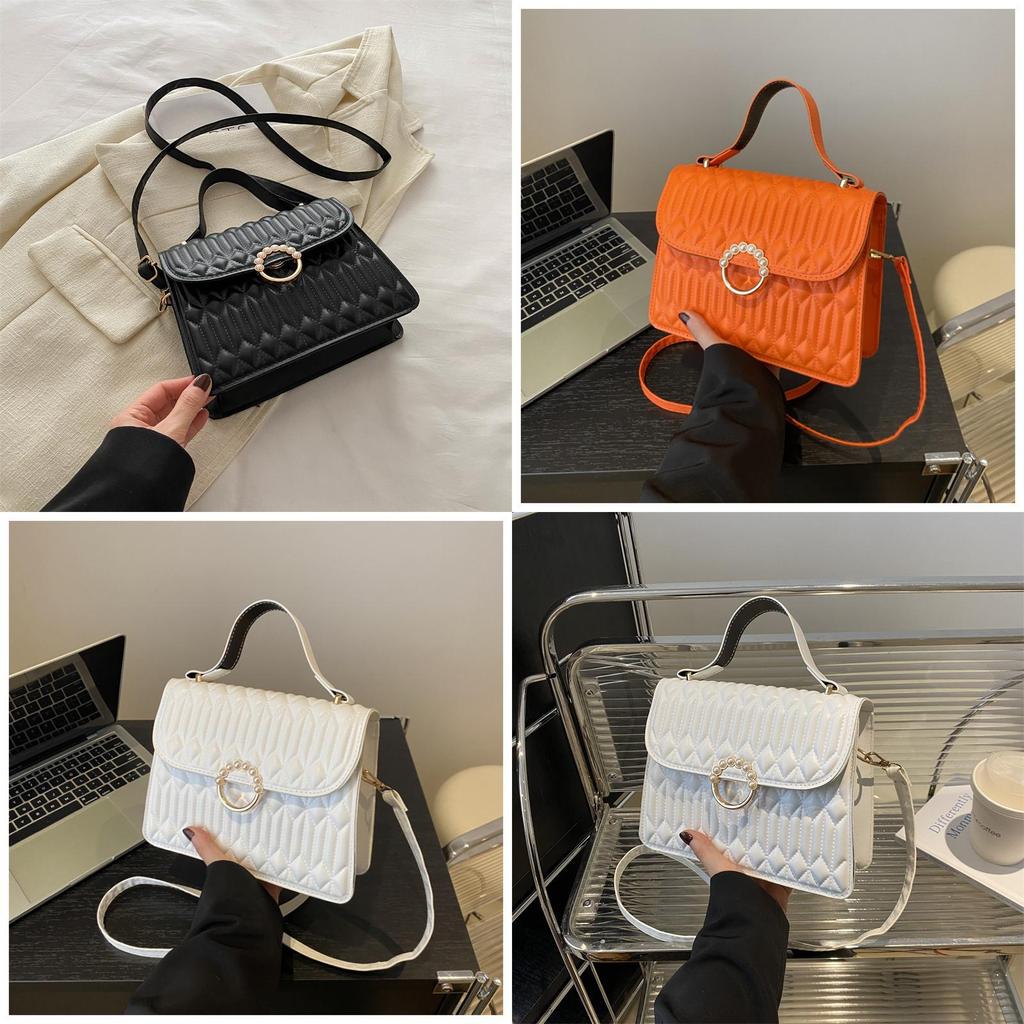 Chic Street Style 2024 Latest Spring Casual Crossbody Handbag Single Shoulder Small Square Bag