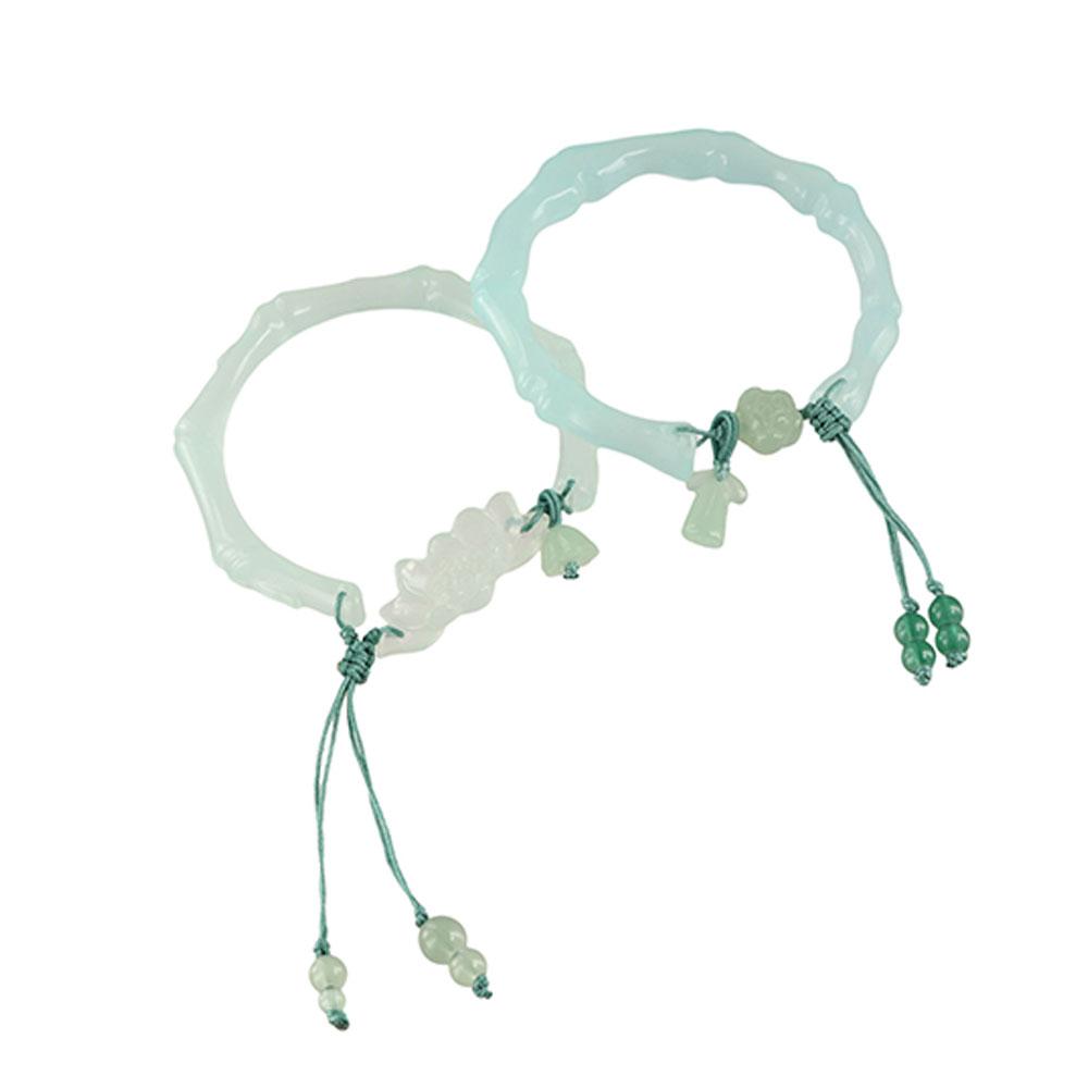 Antique Bracelet White Moonlight Bracelet 58mm Chinese Ancient Bracelet Wedding Jewelry