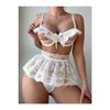 Women's 3 Piece Lace Stylish Garter Set