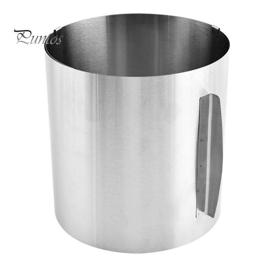 

Регульоване кільце для випічки та прикраси з нержавіючої сталі. Інструмент для випікання десертів. Універсальна кругла форма для випічки для домашніх пекарів. 20 cm