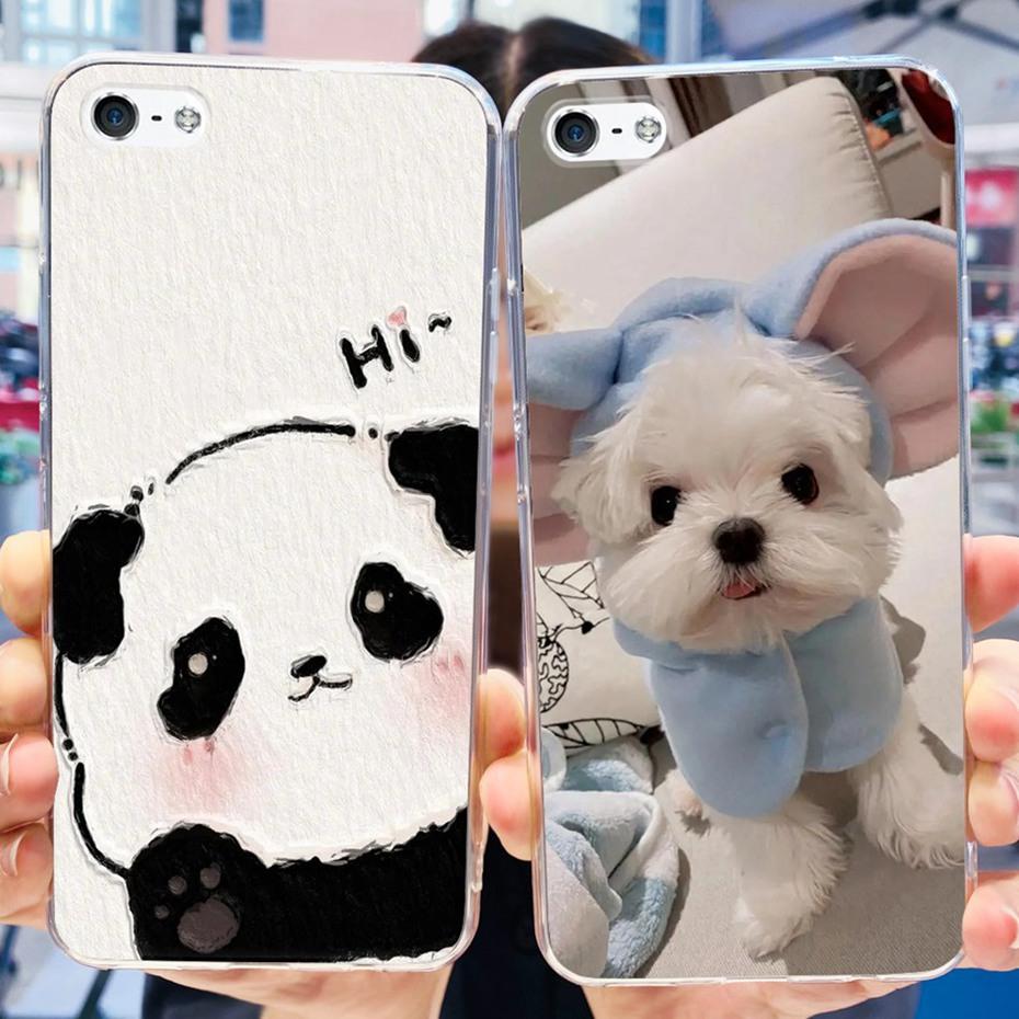 Lovely Printing Phone Case For iPhone 5 5s SE (2016) Soft Silicone TPU Back Cover For iPhone SE 2016 iPhone5 iPhone5s 4.0"