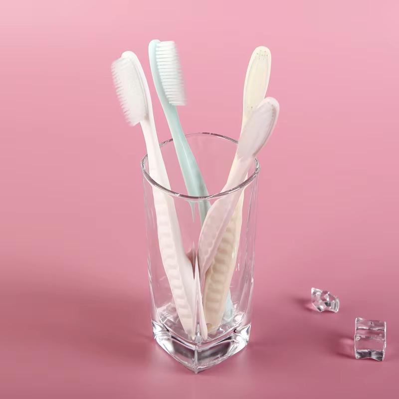 Manual Toothbrush 4 Pcs Soft Hair Long Head Adult Large Toothbrush Comfort Teeth Oral Cleaning Brush