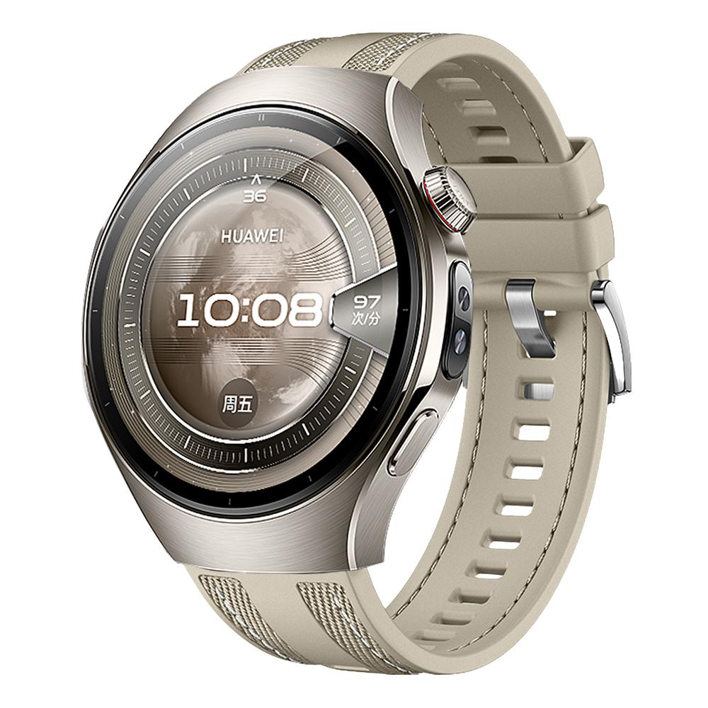 22mm Strap Suitable for Huawei Watch 5 46mm Soft & Durable Silicone Nylon Replacement Wristband for GT5 GT4 46mm/WATCH Ultimate