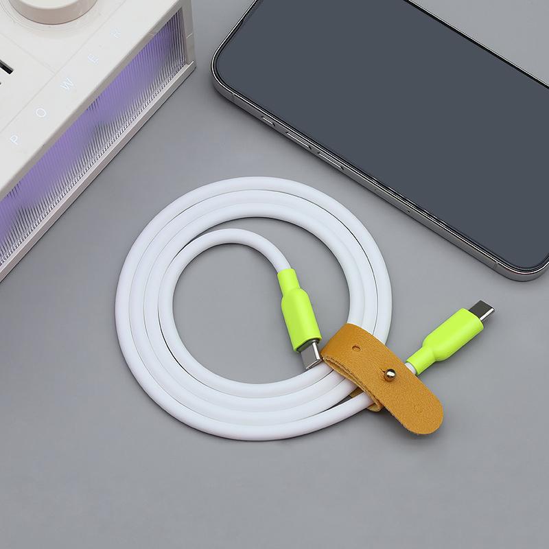 Cavo di Ricarica Rapida Usb C-C in Silicone Liquido da 240W per 17 16 15 Pro Max S26
