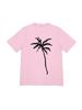 IKALOOK Palm Tree Cotton Blend Short Sleeve T-Shirt Astee113A