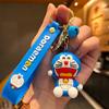 Doraemon Cartoon Keychain Couple Backpack Hanging Decorations Creative Car Accessories Keychain Figurine Toys Anime Cartoon