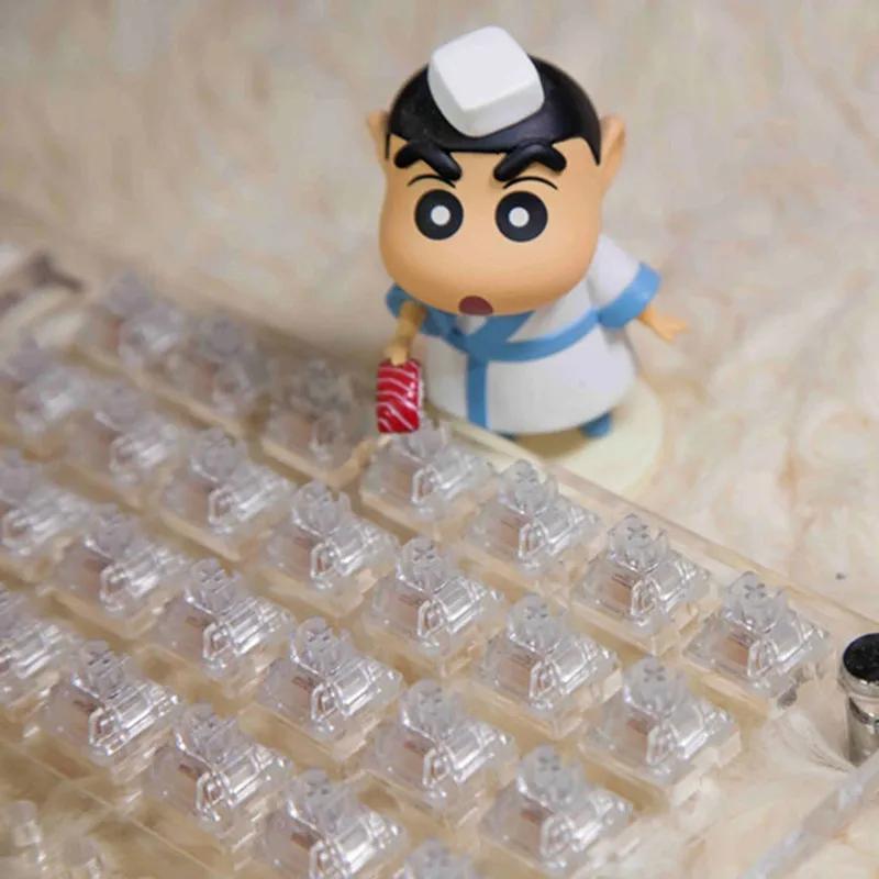 TTC Frozen Silent Switch V2 Mechanical Keyboard Mute Linear Switches 39 gf 3 Pins RGB Transparent Factory Lubrication Custom PC