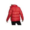 Adidas Letter Logo Pattern High Collar Zip-Up Down Jacket Men Outerwear Red GV5348