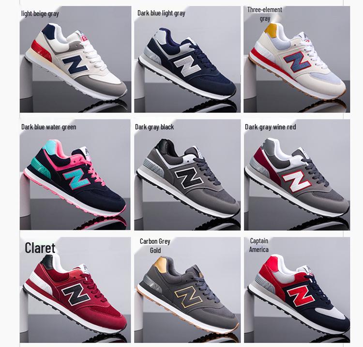 Unisex Trendy Breathable Mesh Sneakers - Casual & Versatile Skate Shoes for Men & Women