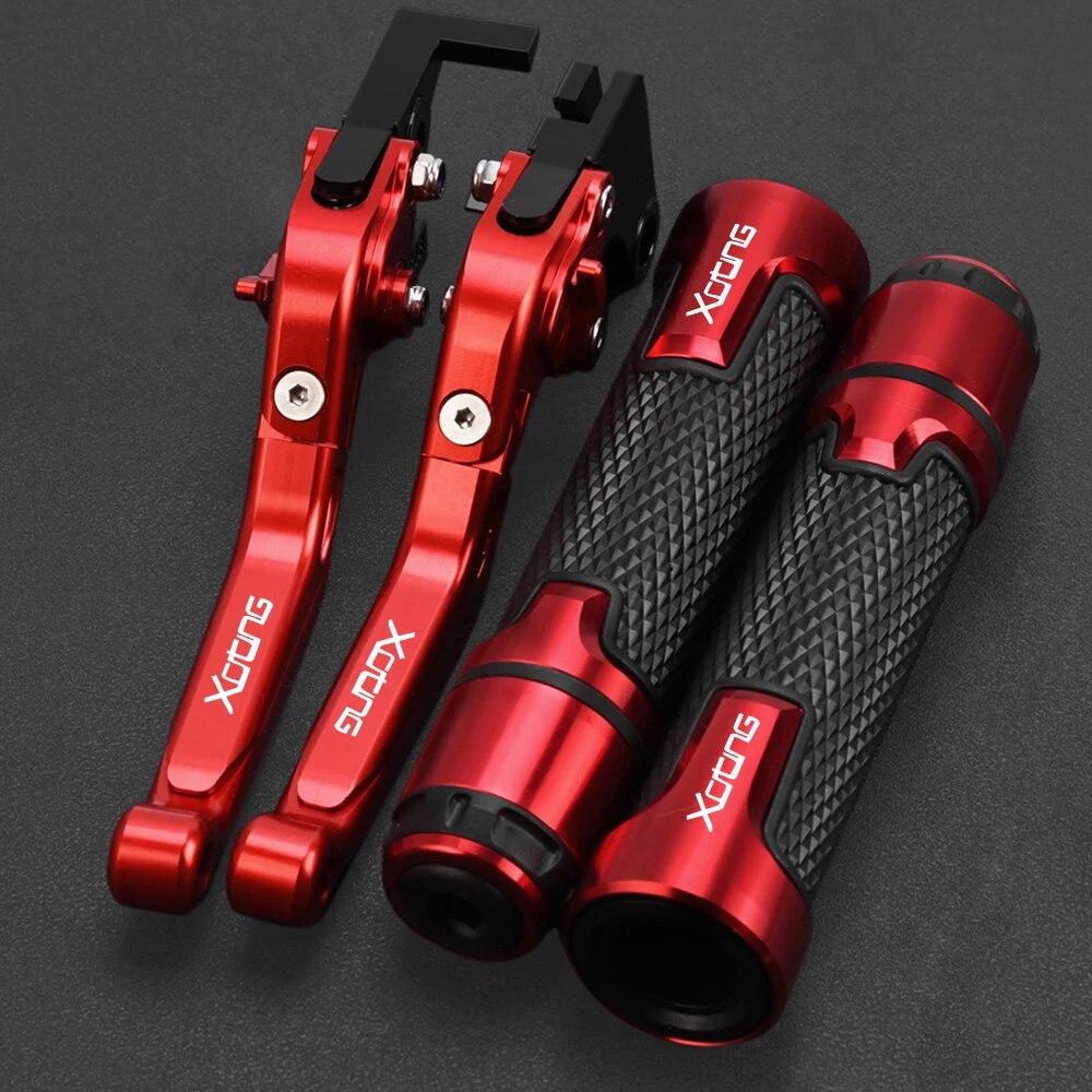 Motorcycle Aluminum Handlebar Hand Grips Ends Adjustable Brake Clutch Lever FOR KYMCO XCITING 250/300/400/500 2003 2004 2022
