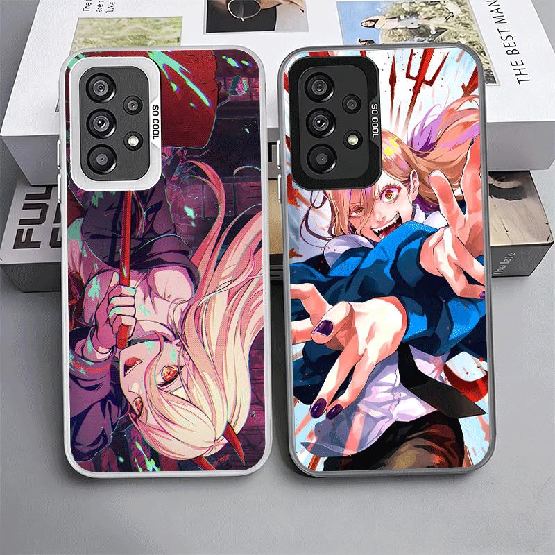 Anime Character Power CSM Soft Phone Case for Samsung A17 A16 A15 A14 A13 A57 A56 A55 A54 A53 A37 A36 A35 A34 A33 A26 A25 A24 A2