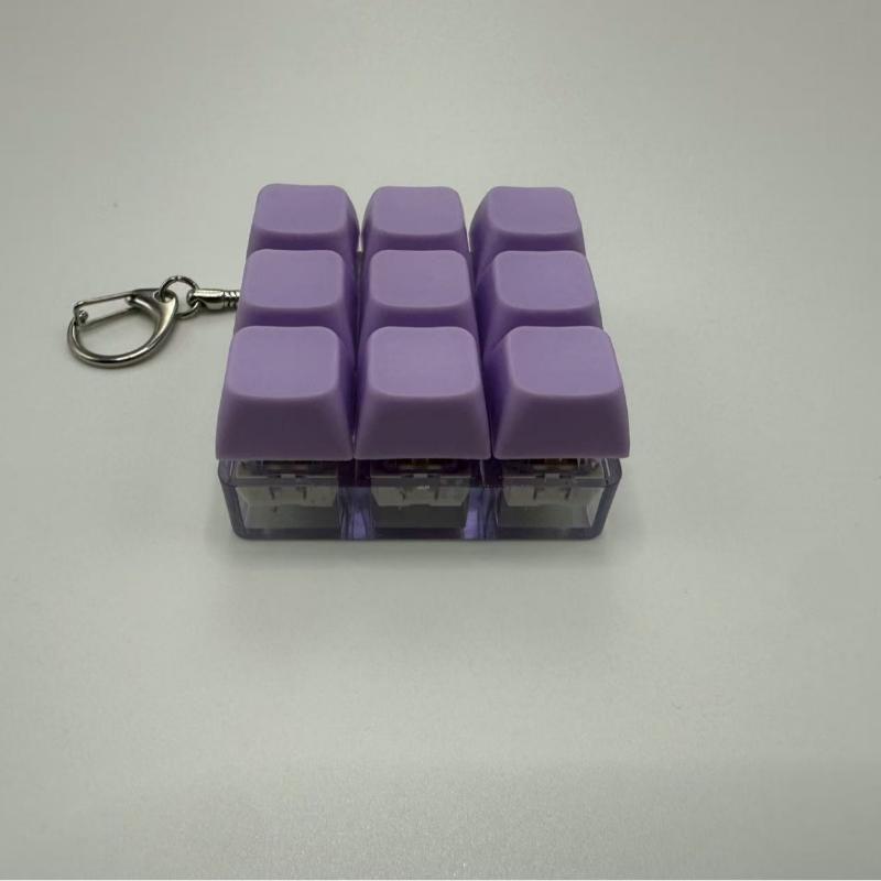1Pcs Finger Keyboard Caps Toy Decompression Pendant Keyring Keys Button Keycap  Keychain Stress Relief Gadget For Adult