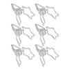 100Pcs Star   Clips Hollow Out Cartoon   Strong Clamping Sturdy Small Paper Clips for Documents Clothes Papers