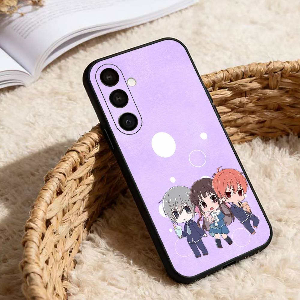 Anime F-Fruits B-Baskets Phone Case For Samsung Galaxy A20,21s,22,31,32,52,53,72,73,80,91 Soft Black Shell