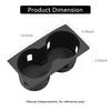 for BYD Tang L 2025 Center Console Cup Holder Storage Box Anti-Slip Shock-Absorbing Traying Accessories TPE BLACK