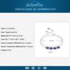 Tancise New Chain Bracelet with 925 Sterling Silver Geometric Sapphire Zircon Gemstone for Women Fashion Jewelry Wedding Gift