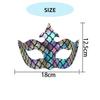 Party Mask Intricate Prom Costume Mask Mermaid Mask Versatile For Performance Cosplay Masquerade Balls