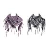 123 Pezzi Sciarpa Shemagh Desertica Morbida con Frange Copricapo Arabo Unisex Keffiyeh Bandana Copricapo Unisex Sciarpa Araba Copricapo