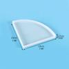 Fan-shaped Shelf Tray Epoxy Resin Mold Display Stand Coaster Plate Silicone Mould DIY Crafts Home Ornaments Mold