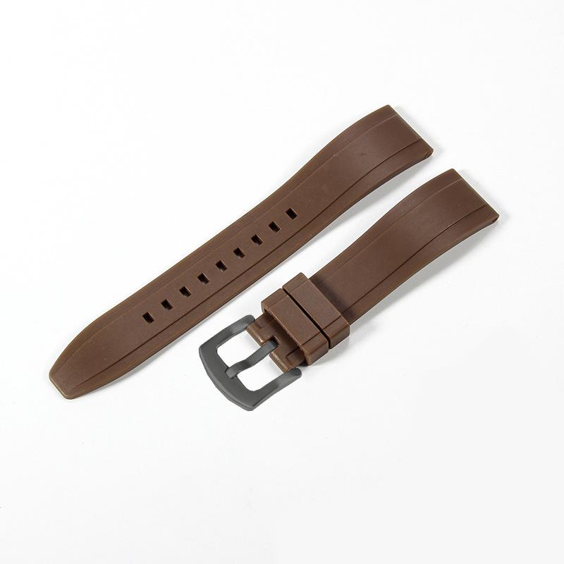 Gumowy Pasek 22mm Pasek z Szybkim Mocowaniem Odpowiedni do Shuttle West Iron Chengmeidu Comcast Seiko Fluorosilikonowy Zegarek