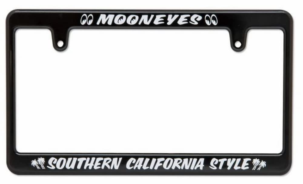 

Рамка для номерного знака MOONEYES Южная Калифорния, Тонкая, Черная, Стиль, NF-MG060BKSC-MON чёрный