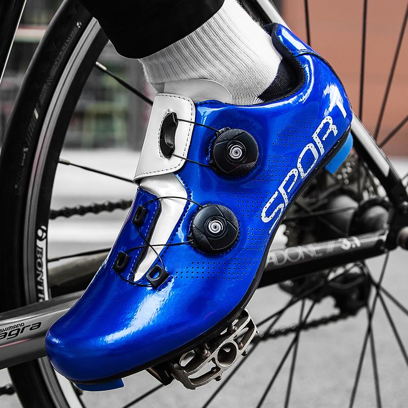 Cycling Sneaker MTB Men Sports Dirt Road Bike Boots SPD Pedal  Bicycle Footwear Speed Racing Women Flat Off Cycling Shoes