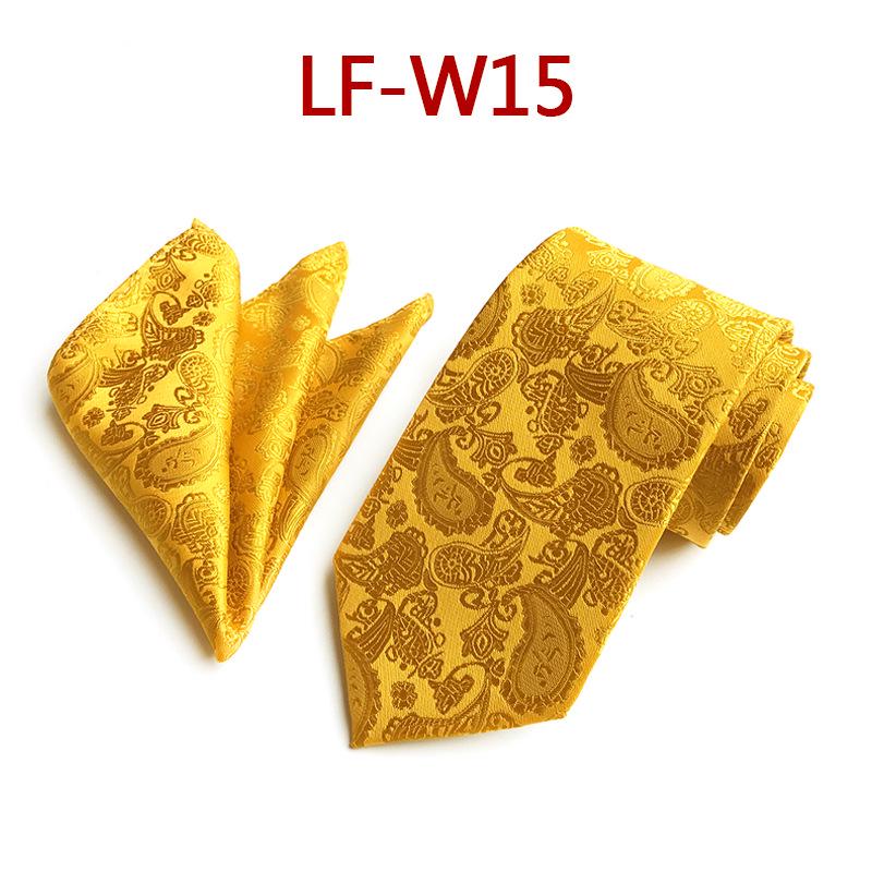 Polyester Material Fashion Suit Waist Tie Plus Pocket Towel Set