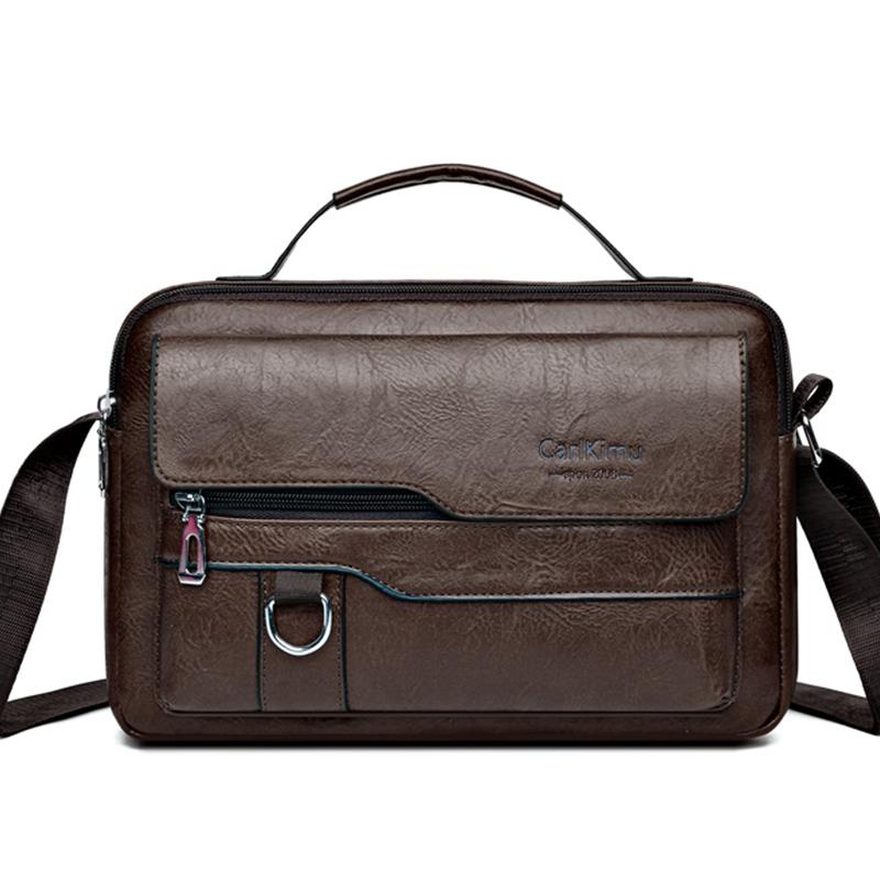 Men's and women's cross-body and shoulder bag for business, simple and casual, with minimalist design. Made of PU .