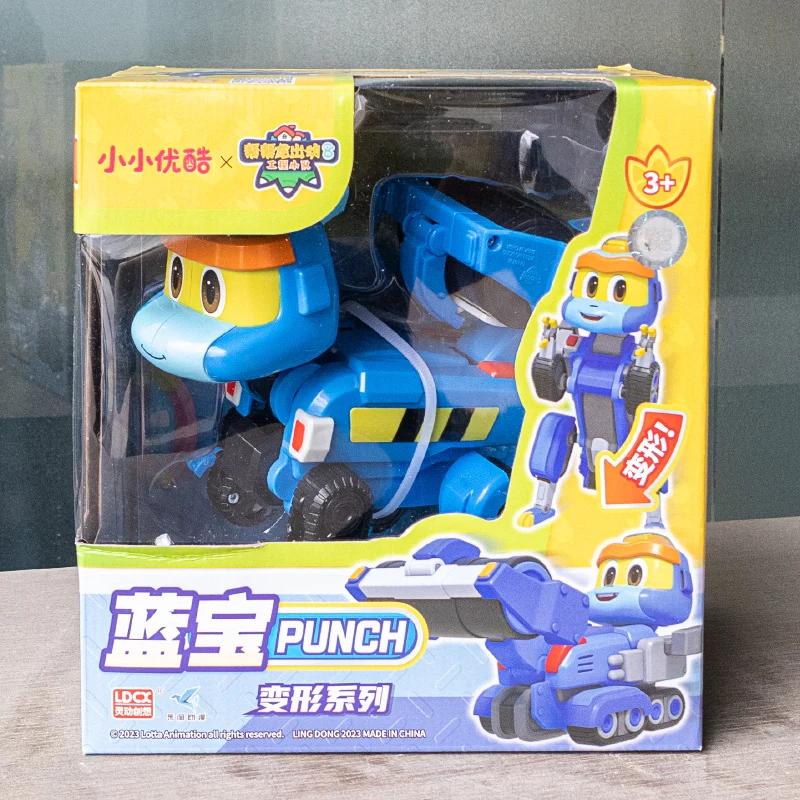 Newest Full Set ABS Mini Deformation Action Figures LUCKY Dinosaur Engineering Vehicle Toys Car for Kids
