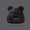 Adult Children Furry Ears Winter Hat Bear Hat New Year Winter Headwear