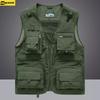 14 Pockets Summer New Men US Tactical Hiking Fishing Vest Mens Photographer Waistcoat Mesh Cargo Sleeveless Jacket Tool Vest