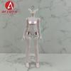 1/8 Maßstab Mitian 2. Generation Flexibler BJD Gelenkkörper mit austauschbarer Brust 16cm Actionfigur Körperpuppe