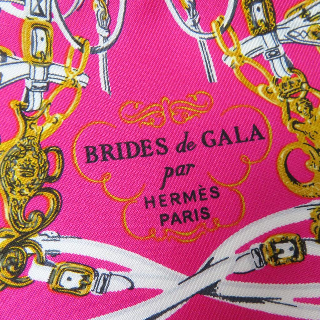 Pristine HERMES scarf BRIDES de GALA Brides for ceremonies silk Women Used