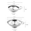 Stainless Steel Wide Mouth Funnel Set for Jars and Cans - Ideal for Liquids and Spices