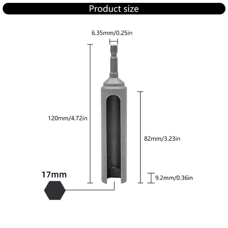 Bicycles Hydraulic Disc Brake Oil Tube Wrench Adapter Bike Valves Repair Tool Quick Change Hex Shank Socket Wrench