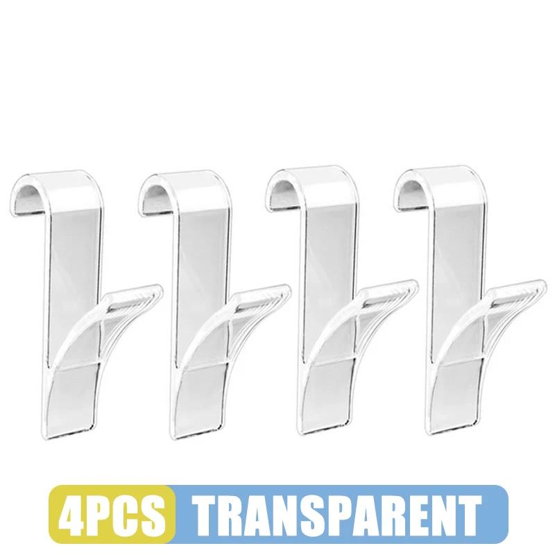 4pcs Hanger for Heated Towel Radiator Rail Bath Hook Holder Clothes Hanger Bathroom Drying Towel Scarf Rack Coat Holders