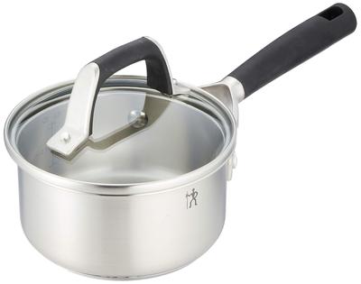 Zwilling Henckels סגנון יפני סיר בסיסי ליד אחת 14 ס"מ נירוסטה סיר רוטב תואם אינדוקציה יפני J.A. """HI 1L"" [מוצר מורשה] 40585-140"""