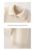Women's Pure Wool Cashmere High Neck Pullover - Autumn/Winter Warm Long Sleeve Sweater
