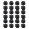 Set of 24 Black Tins Candle Holders with Lids Empty Candle Making Containers Box for DIY Projects and Small Item Storage