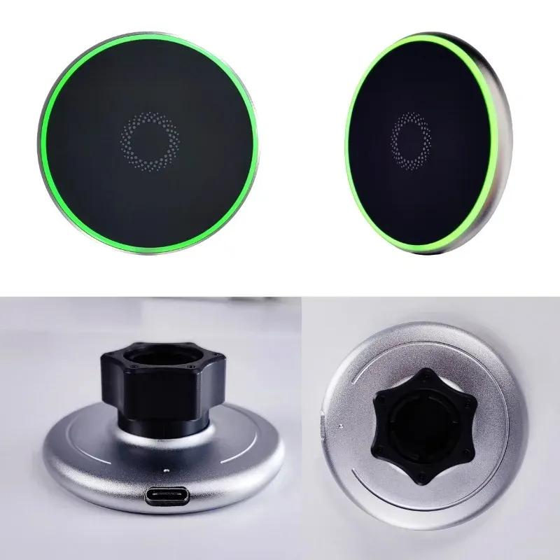 Magnetic Car Phone Holder For Land Rover Discovery 4 2010 2011 2012 2013- 2016 15W Wireless Charging Phone Stand MagSafe Base