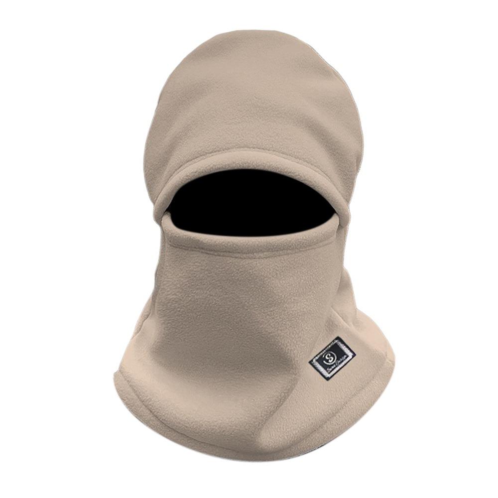 Thickened Polar Fleece Balaclava Hat Windproof Ear Protection Cap  Outdoor Cycling Skiing