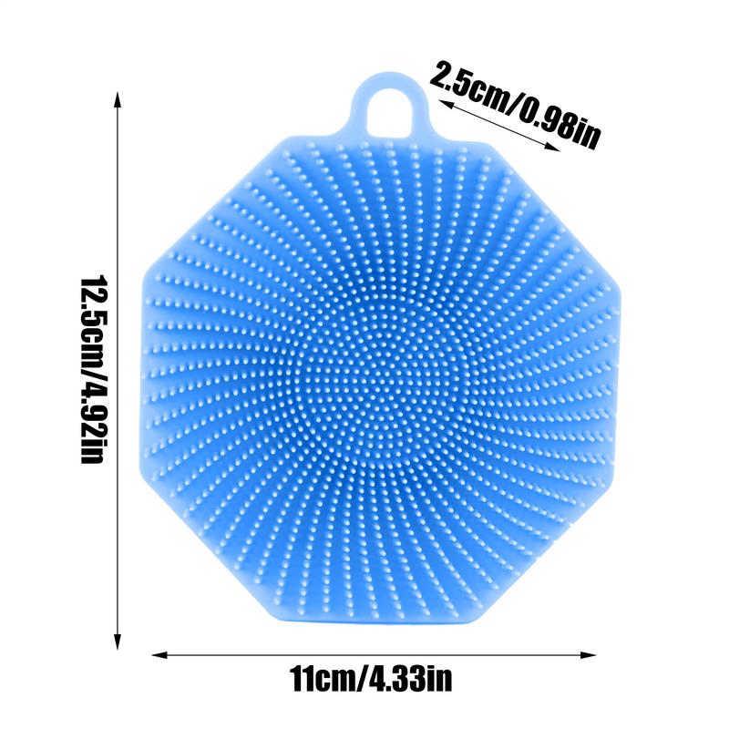 Silicone Loofah Soft Bristle Silicone Body Brush Skin Exfoliator Scalp Massager Bathing and Shower Accessories Loofahs Sponges