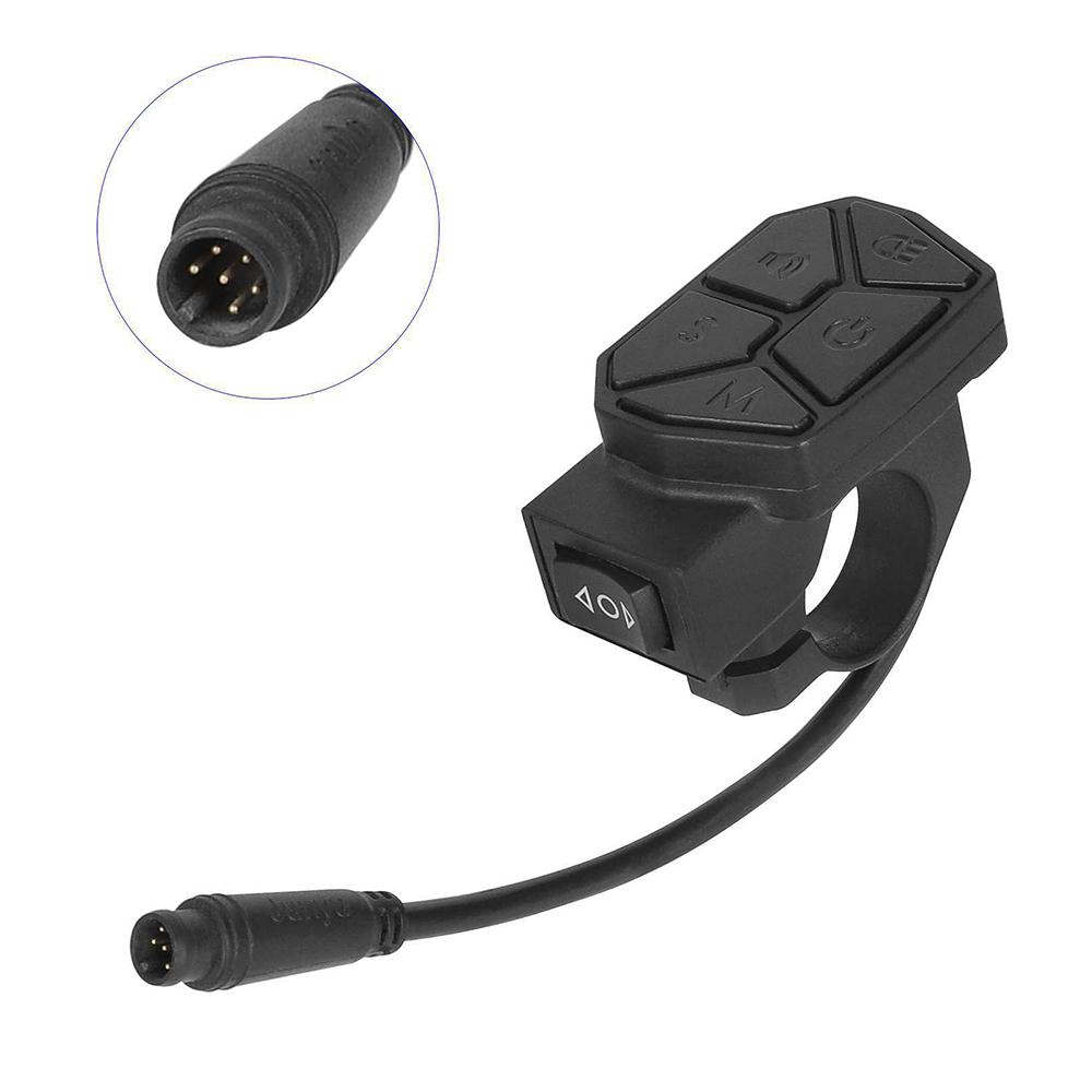 

Водонепроницаемая кнопка управления 7 в 1 для электросамоката для сигнала, фары, указателя поворота, Scooterpart00099-B