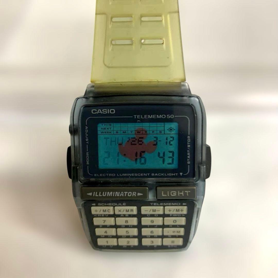 [USED] Casio Data Bank CASIO DBC-63 Mickey Digital Watch