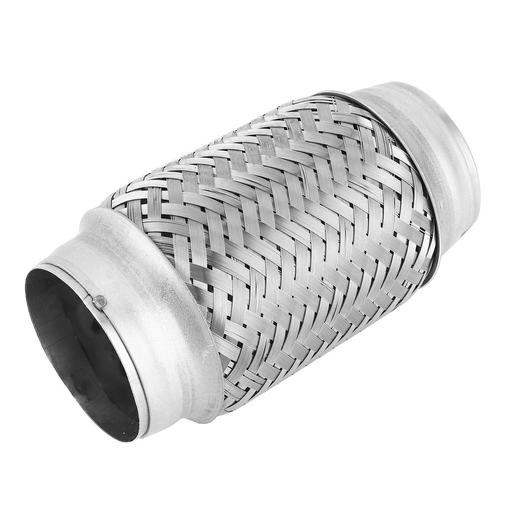 2.5x6in Exhaust Flex Pipe Stainless Steel Corrugated Flexible Joint Tube Universal Accessory