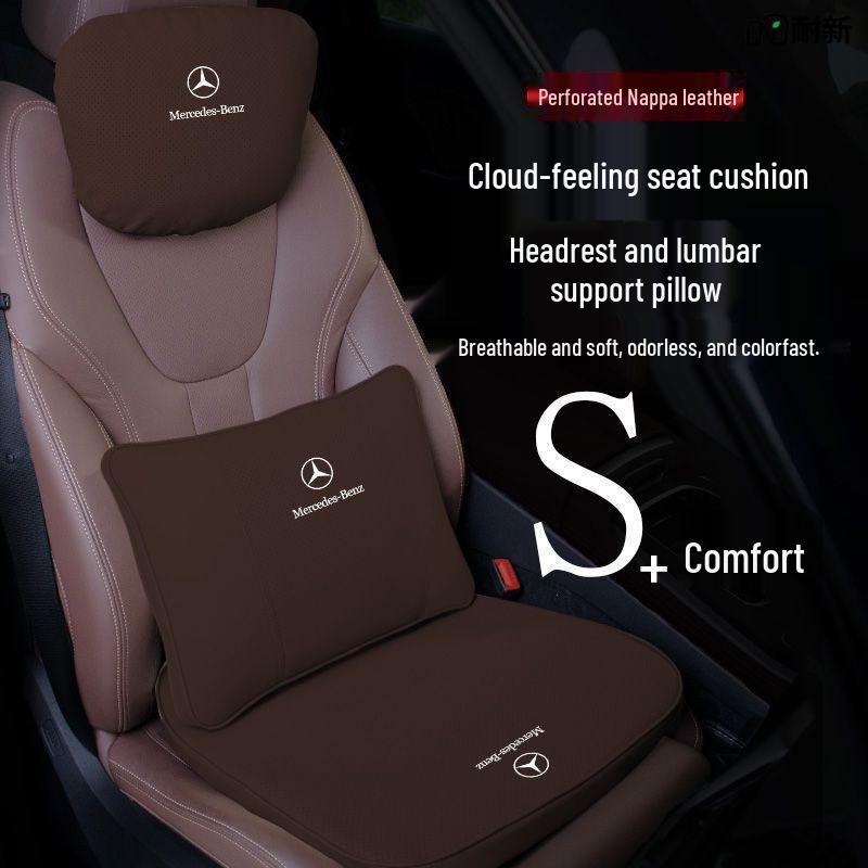 Kompatible Mercedes-Benz Kopfstützen- und Nackenstützkissen für Modelle der A-Klasse, C-Klasse, E-Klasse, E300L, GLC, GLACLE und Maybach.