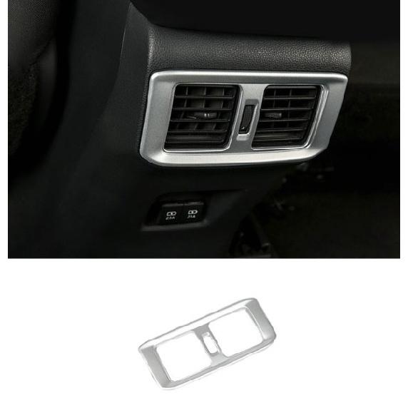 For Toyota RAV4 19-24 Matte SilverRear Armrest AC Air Outlet Vent Cover Trim