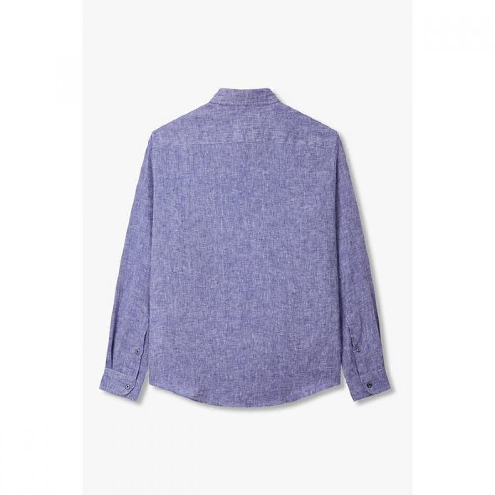 Emporio Armani Men S Long Sleeve Linen Shirt A516104010