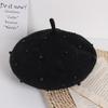1 Pcs Fashionable New Princess Girl's Hat, Shell Cap, Ray Cap, Cute Pearl Bear Cap, Spring and Autumn Winter LXY