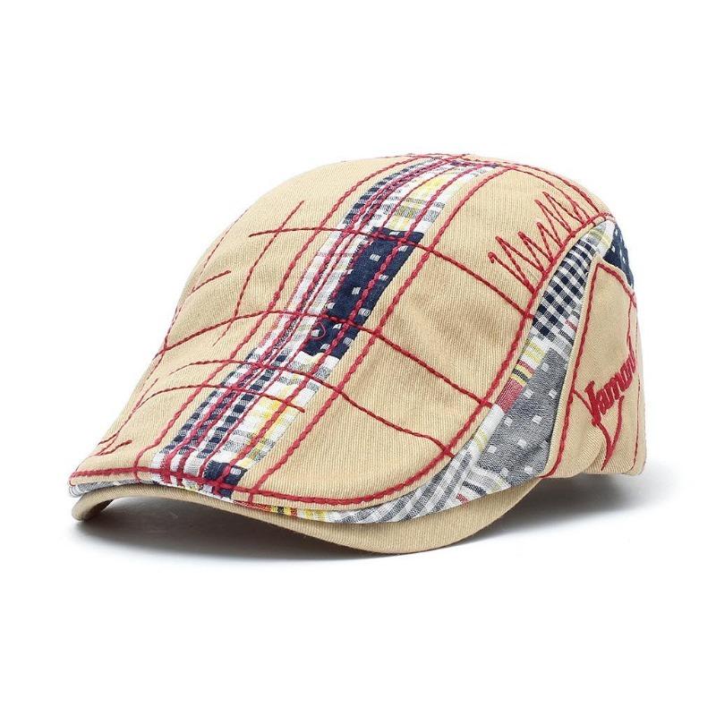 Cappelli Moda da Uomo e da Donna Cappellini Estive per Tempo Libero all'Aperto Berretti con Lettere Ricamate.